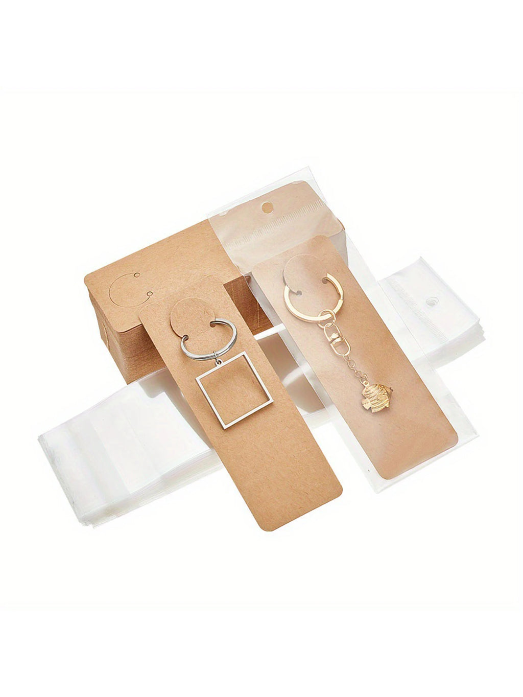 Keychain Display Cards and Packaging Set