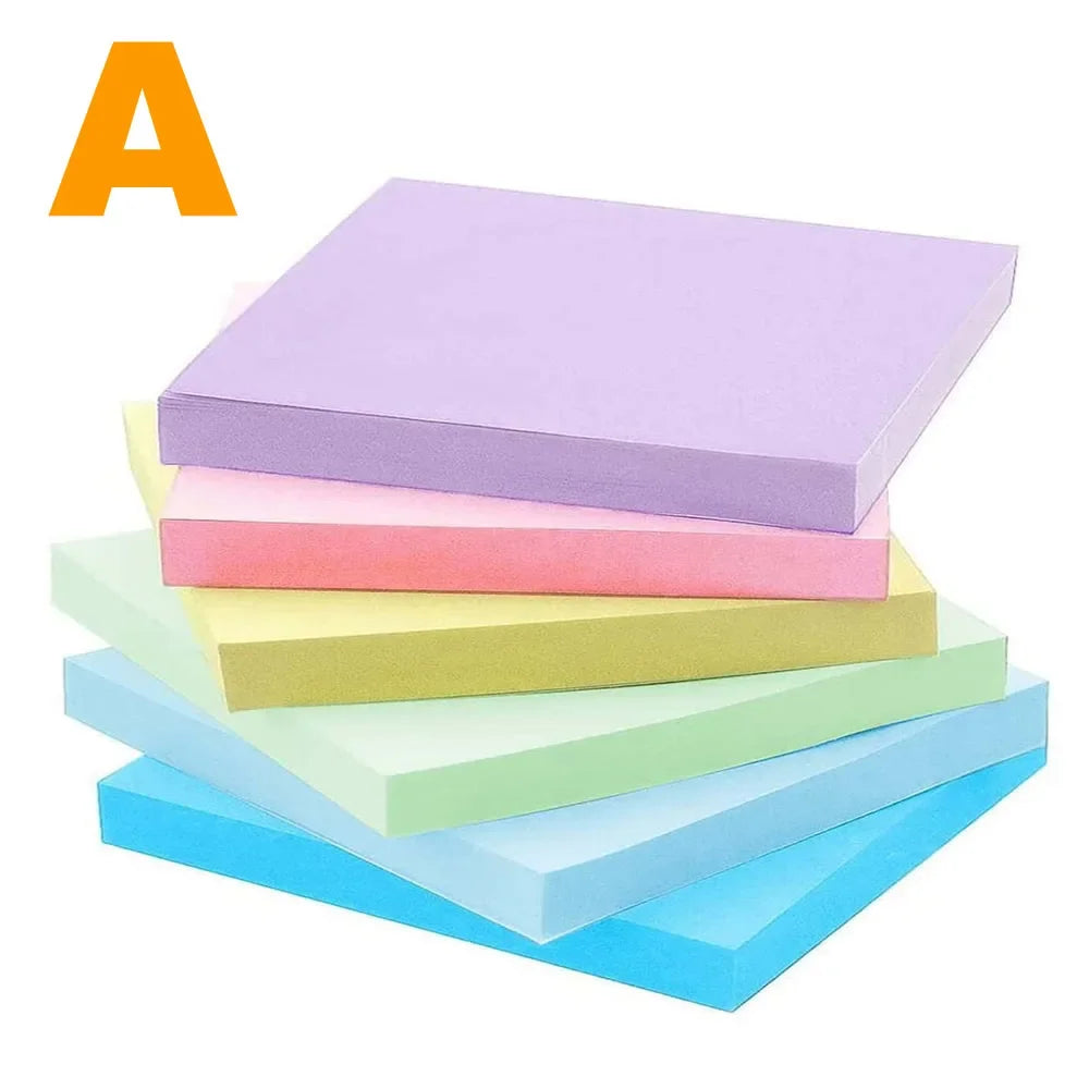 Kawaii Sticky Notes 6 Colour Index Notepad Set (300 Sheets)