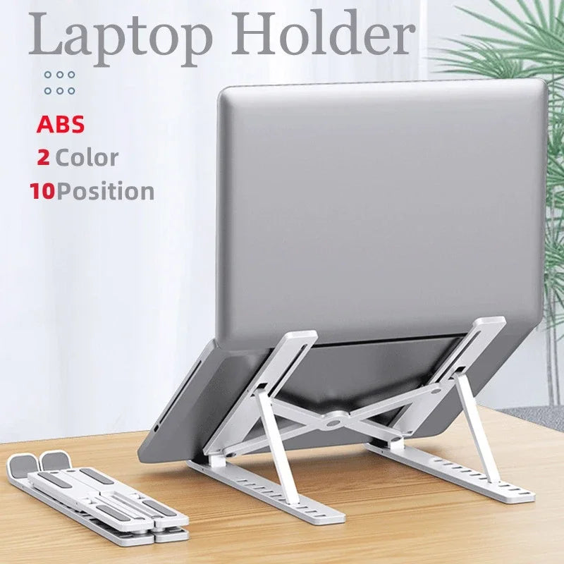 Foldable Laptop Stand Adjustable & Portable for MacBook & PC