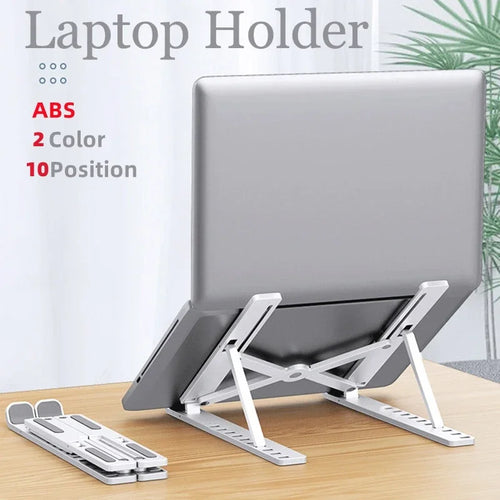 Foldable Laptop Stand Adjustable & Portable for MacBook & PC