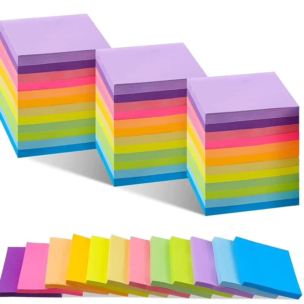 Kawaii Sticky Notes 6 Colour Index Notepad Set (300 Sheets)