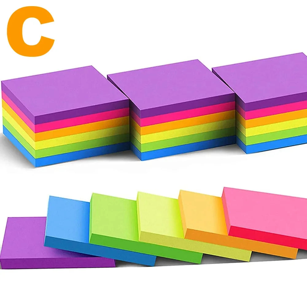 Kawaii Sticky Notes 6 Colour Index Notepad Set (300 Sheets)