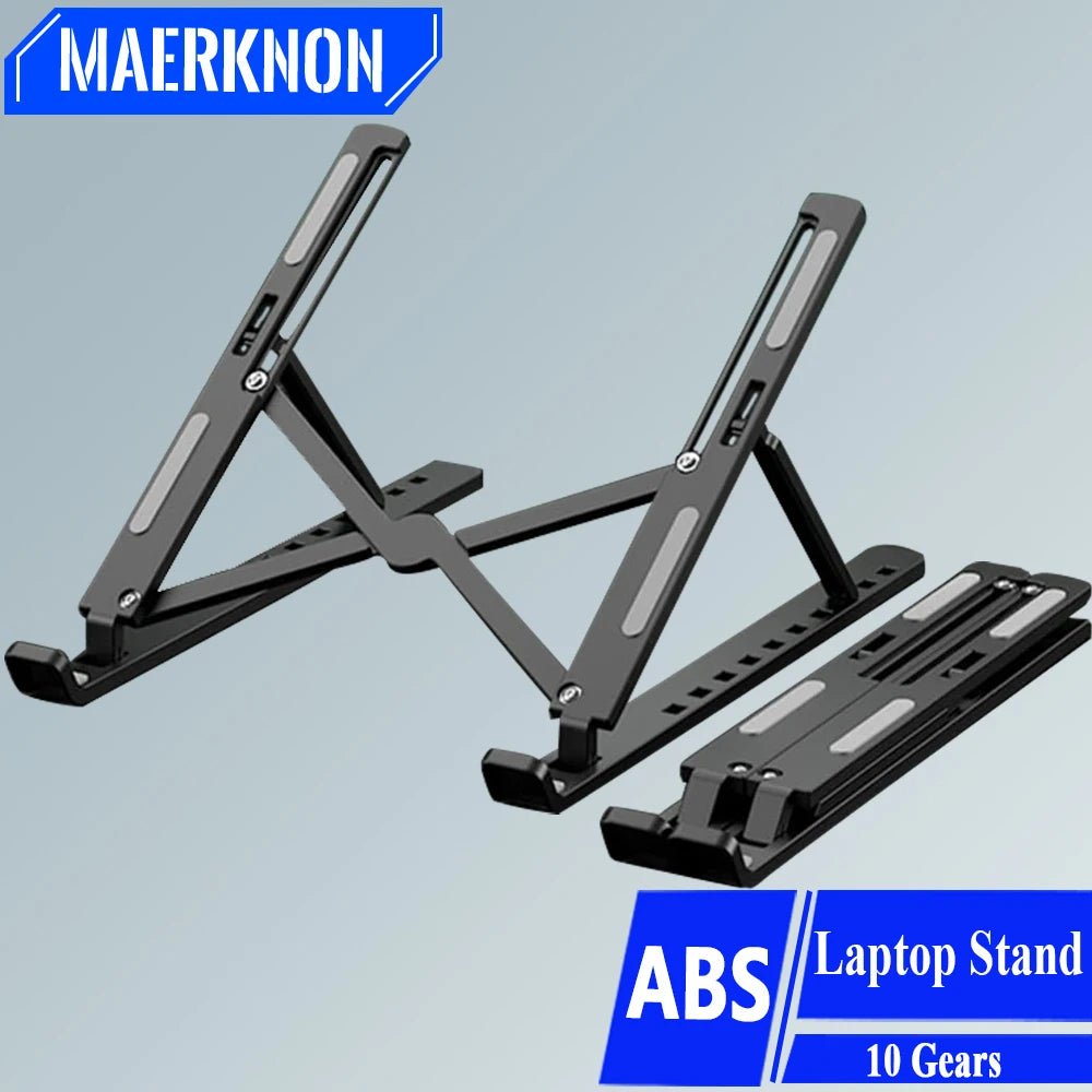 Foldable Laptop Stand Adjustable & Portable for MacBook & PC