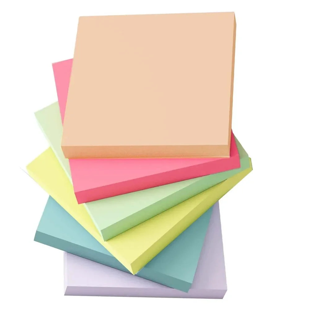 Kawaii Sticky Notes 6 Colour Index Notepad Set (300 Sheets)