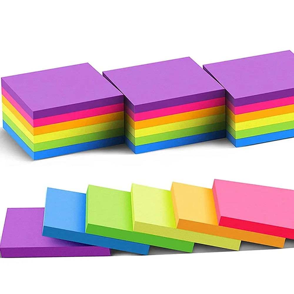 Kawaii Sticky Notes 6 Colour Index Notepad Set (300 Sheets)