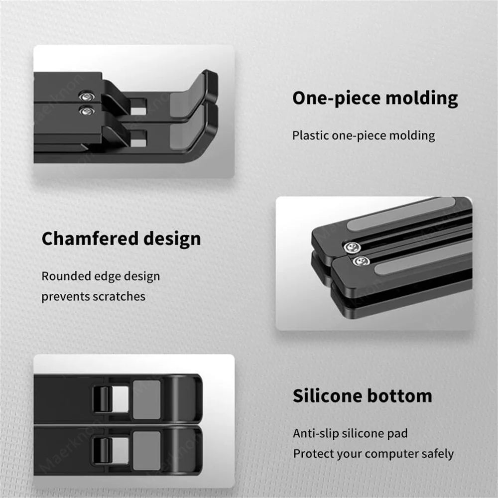Foldable Laptop Stand Adjustable & Portable for MacBook & PC