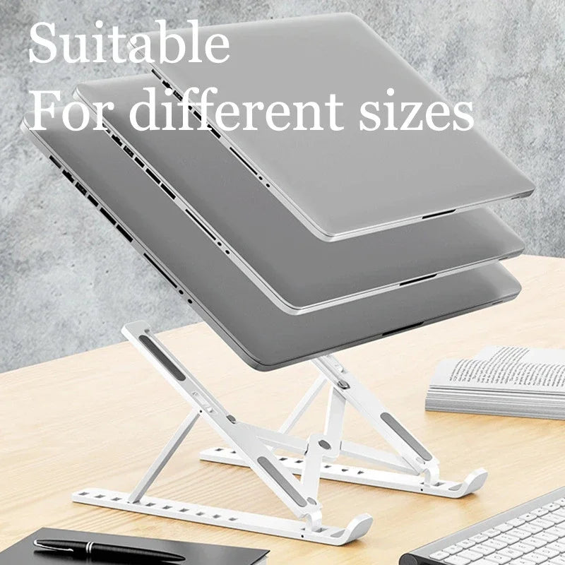 Foldable Laptop Stand Adjustable & Portable for MacBook & PC