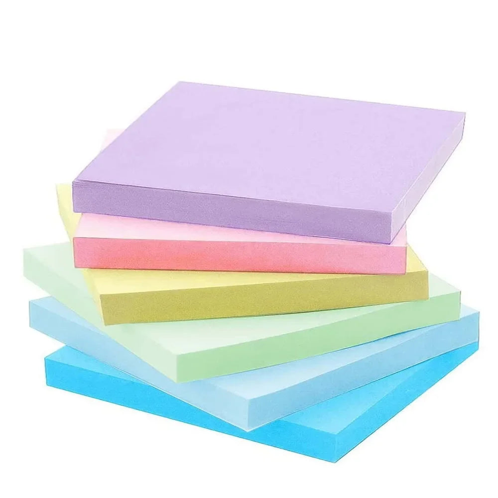 Kawaii Sticky Notes 6 Colour Index Notepad Set (300 Sheets)